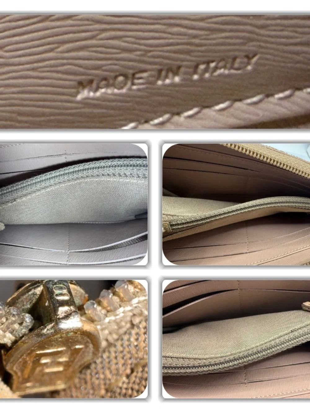 ALLURING FENDI FF LIMITED EDITION ZUCCA MULTI-COLOR ZIP AROUND WALLET!